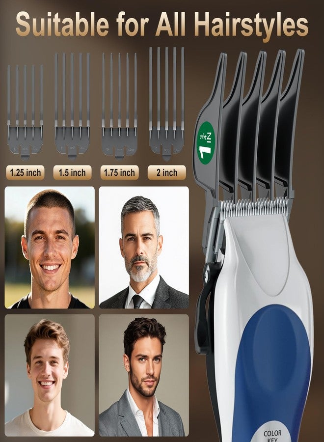 CR8GR8 Clipper Guards Set, 4 Pack 1.25", 1.5", 1.75", 2" Compatible with Most Wahl Clippers, Gray Replacement Guides - Image 3